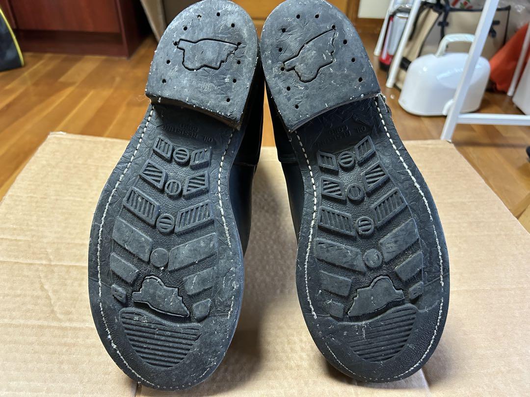 【断捨離】レッドウィング エンジニアブーツ 黒 レザー バックル付き