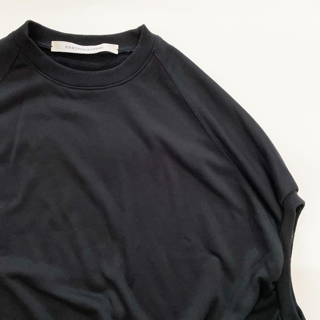 トップス COGTHEBIGSMOKE | WIDE SWEAT SLEEVELESS