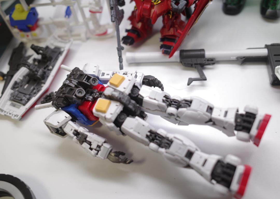 ガンプラ　ジャンク HG ガンダム RX-78F00/E 万博ガンダム ガンプラジャンク - メルカリ