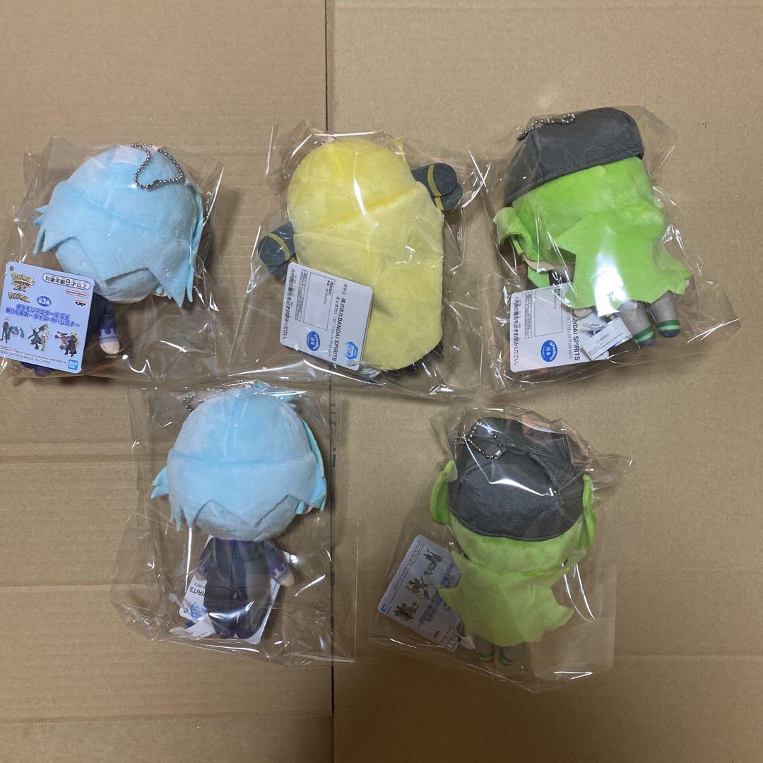 5体　セット　ポケモンマスターズ EX ぬいぐるみ ダイゴ N シロナ　全3種
