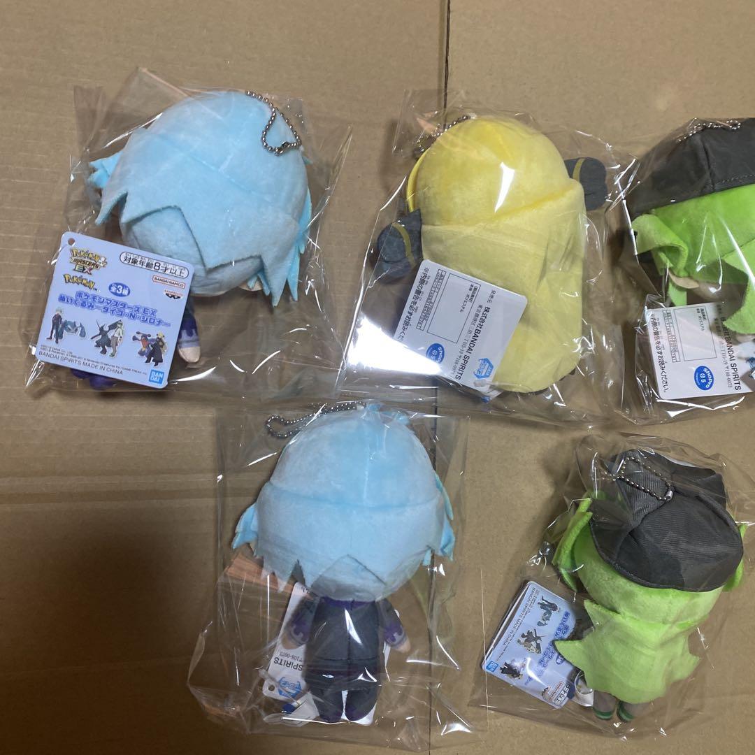5体　セット　ポケモンマスターズ EX ぬいぐるみ ダイゴ N シロナ　全3種