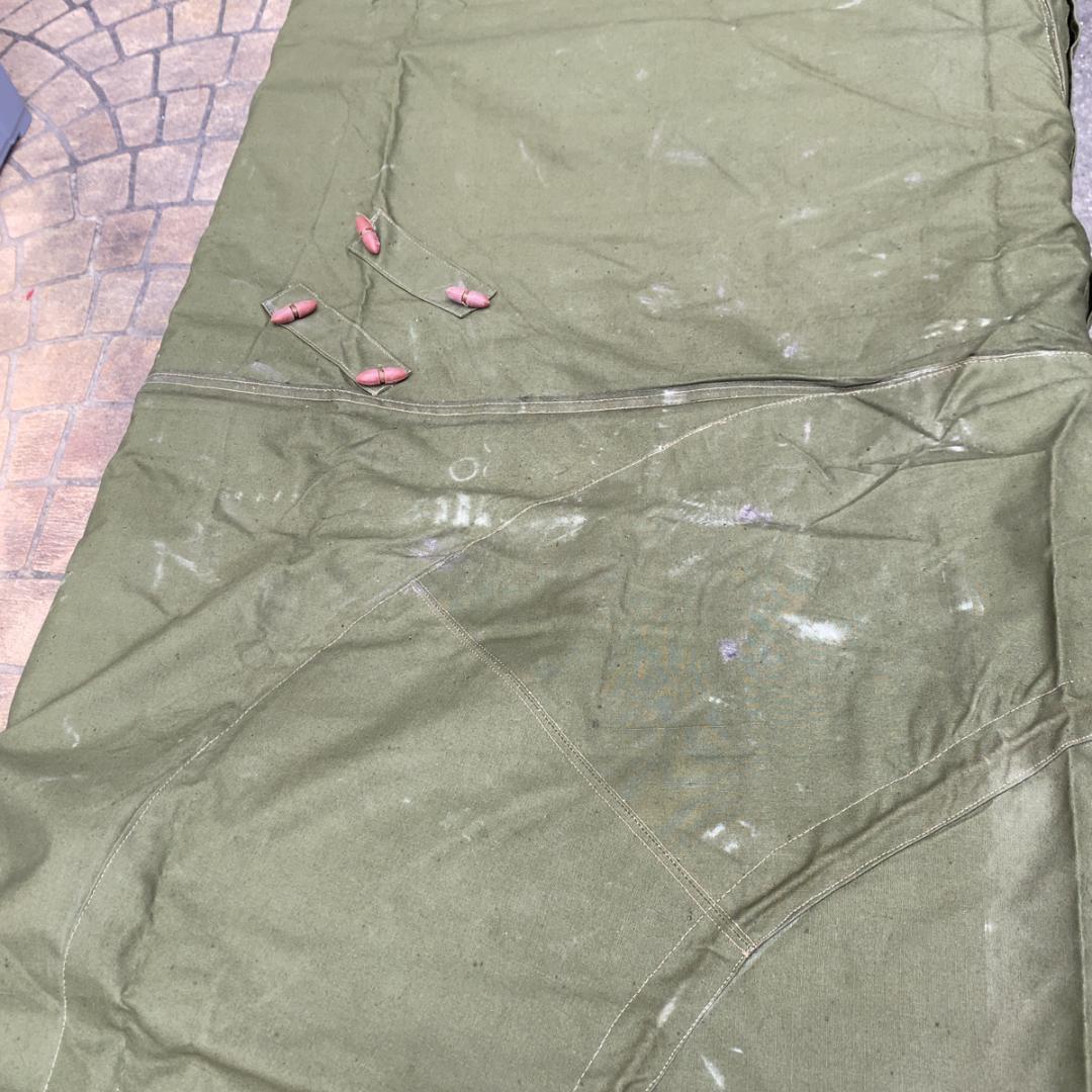 ☆ USED ルーマニア軍 放出 ポンチョ テントシート パラトカ