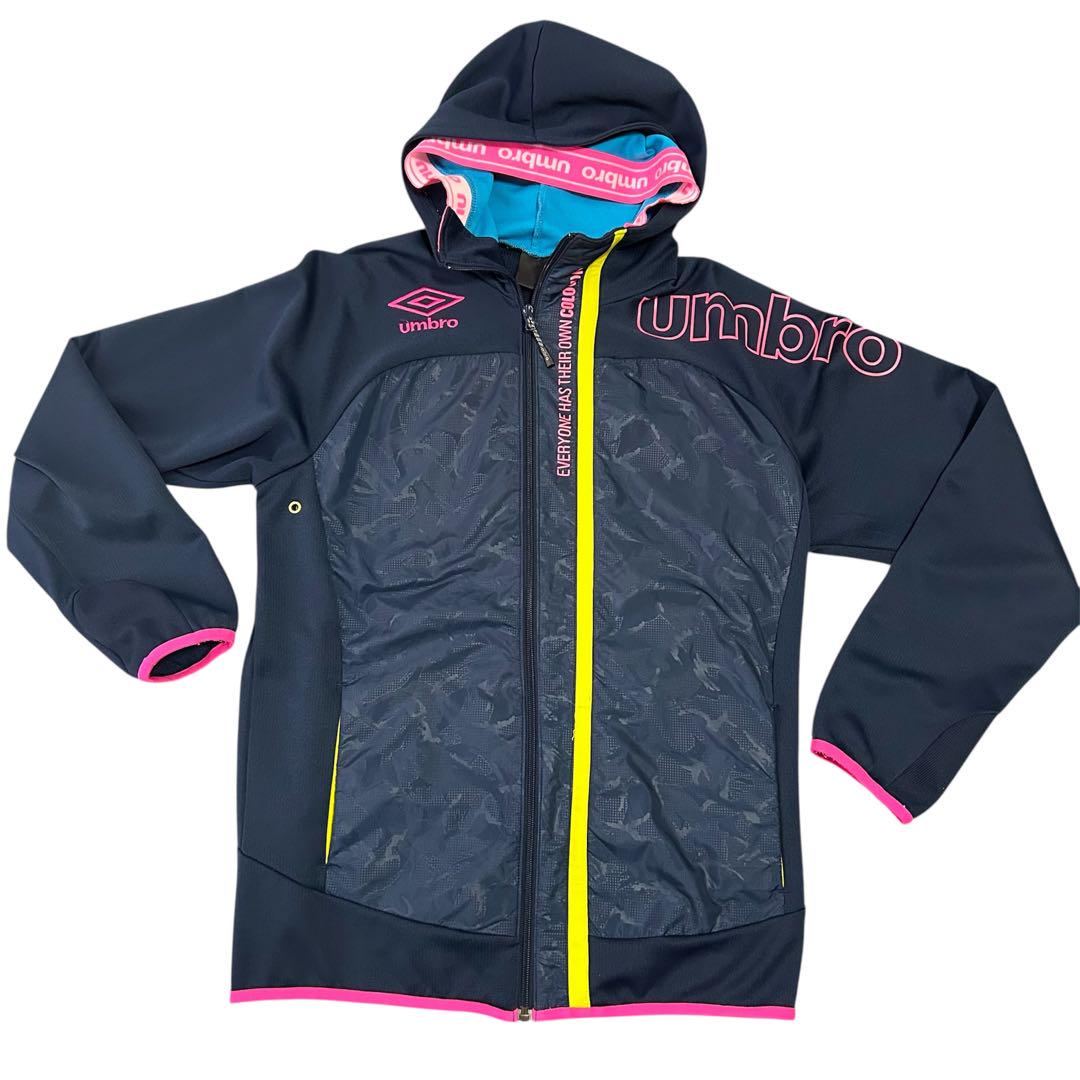 【美品】umbro セットアップ　L ネイビー　マルチカラー　ジャージ