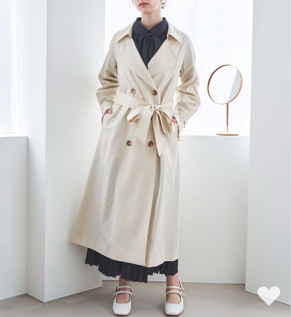 【31 sons de mode】ベーシックロングトレンチコート
