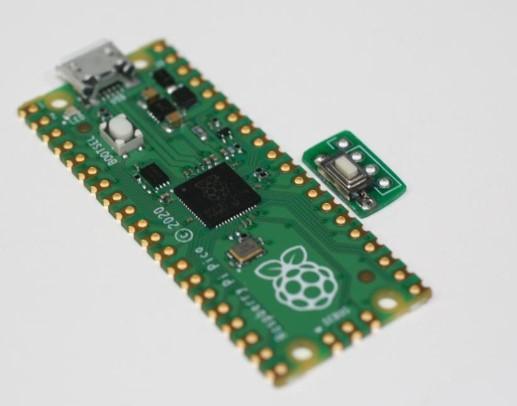 Raspberry pi pico用のリセットスイッチ