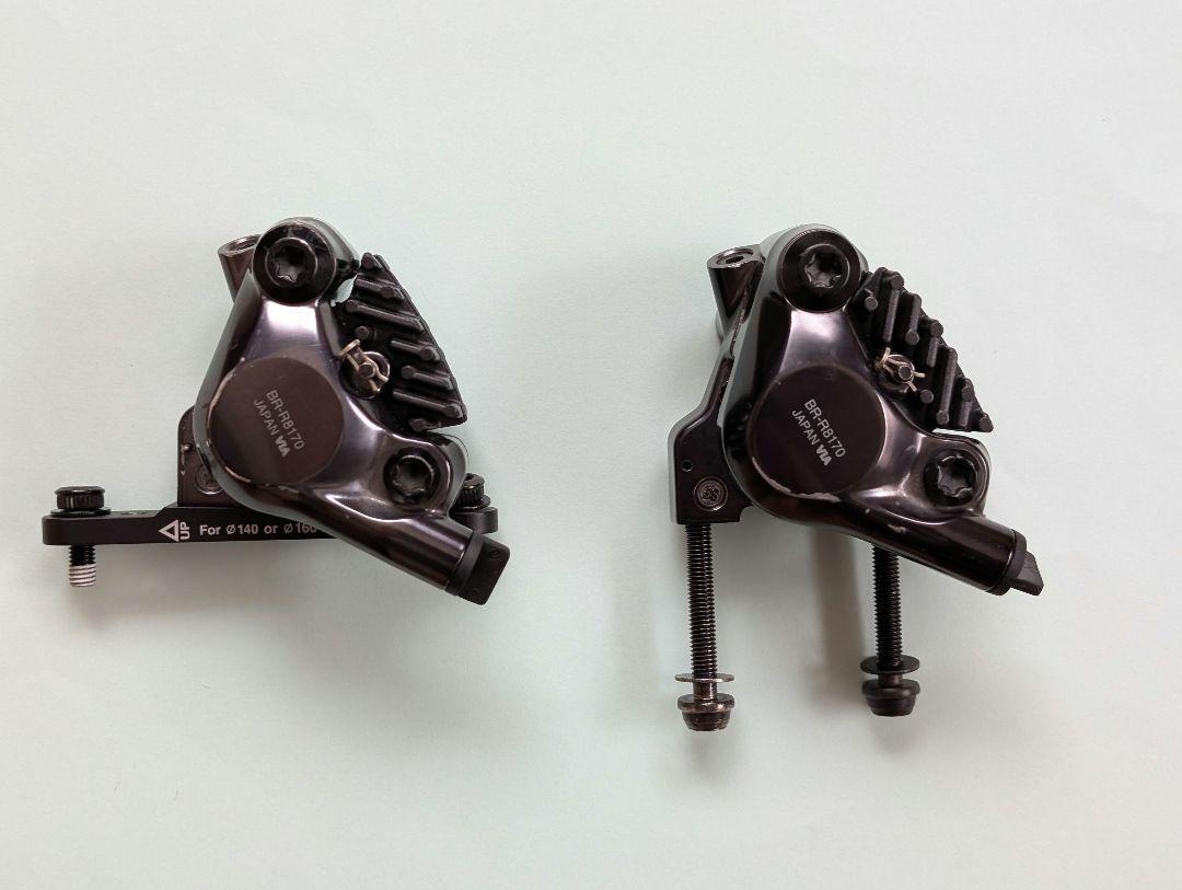 半額 50％OFFの通販 SHIMANO ULTEGRA BR-R8170 ディスクブレーキ 前後セット パーツ