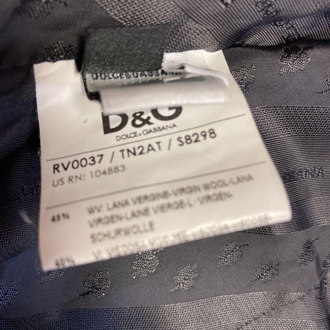 D&G ドルチェ＆ガッバーナ　カシミア混　ベスト　ジレ　グレー　48 総柄