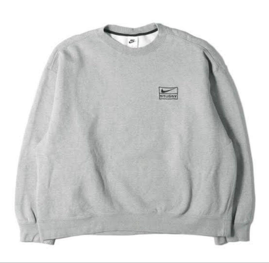 Nike stussy スウェット サイズM 新品 NIKE×STUSSY 刺繍ロゴ スウェット Mサイズ