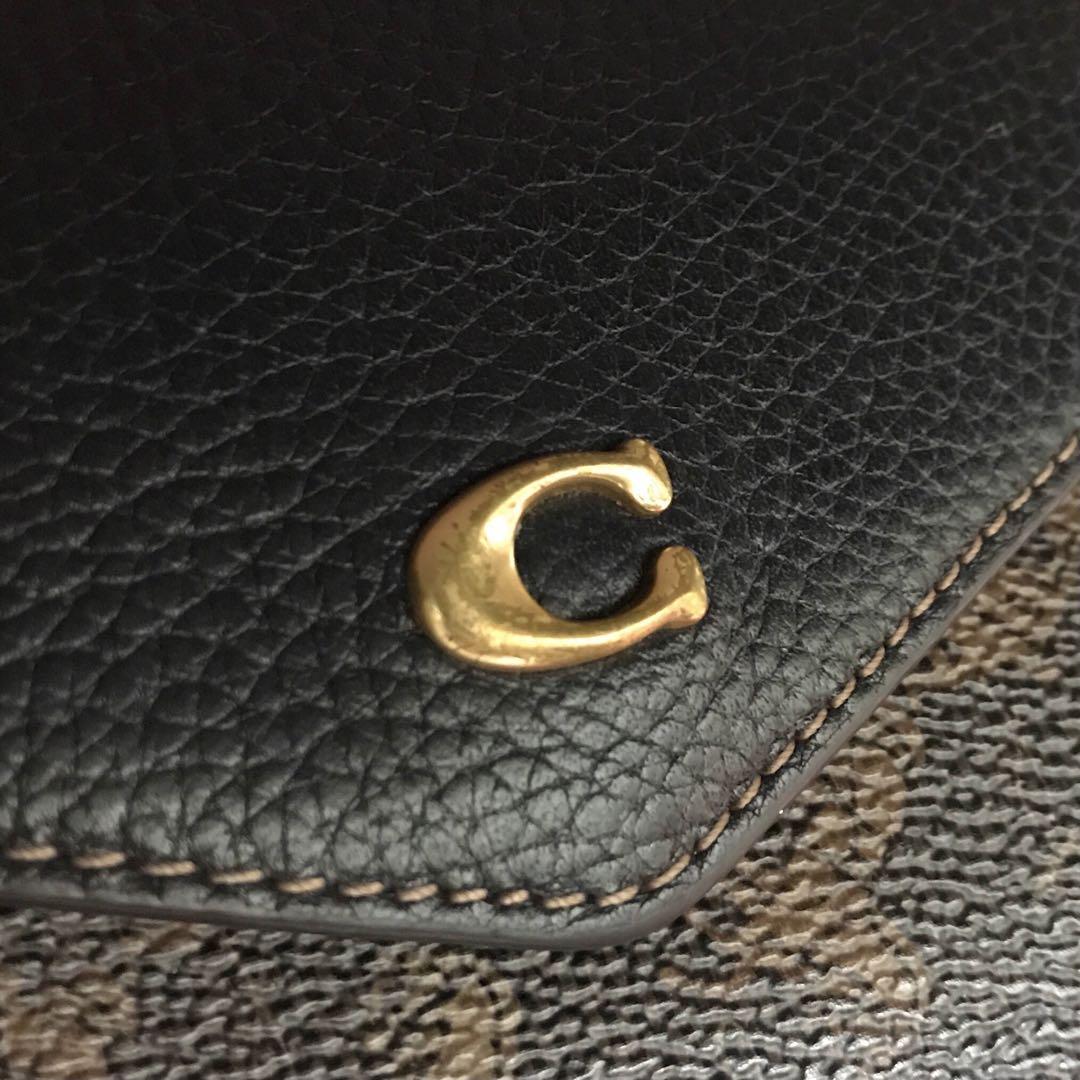 ☆美品☆COACH コンパクトウォレット 三つ折り ホース&キャリッジ