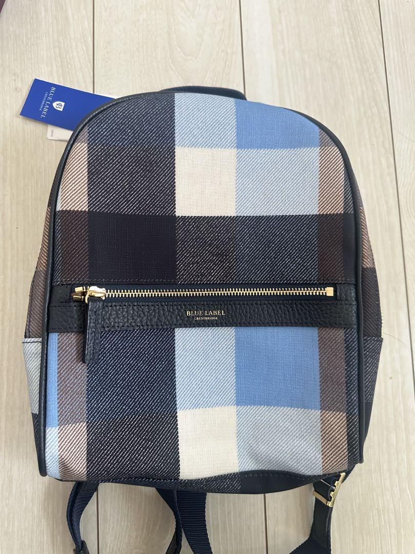 【新品未使用】BLUE LABEL チェック柄リュック