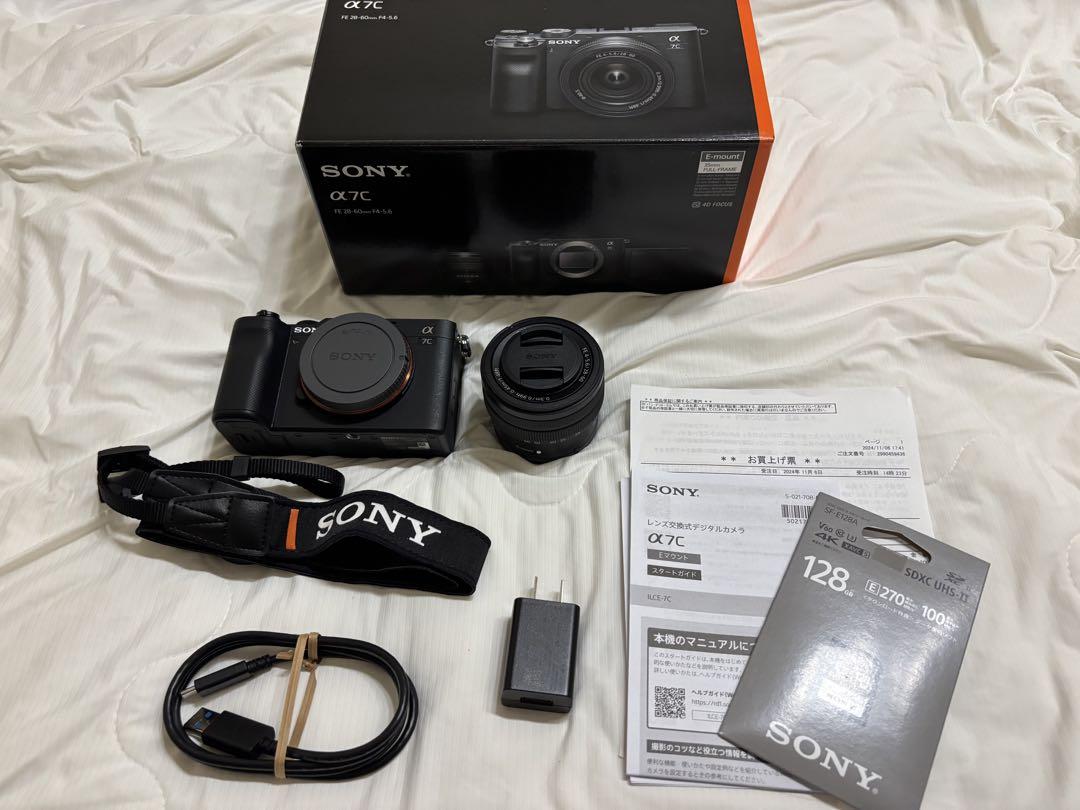 美品　SONY a7c ILCE-7CL レンズキットセット