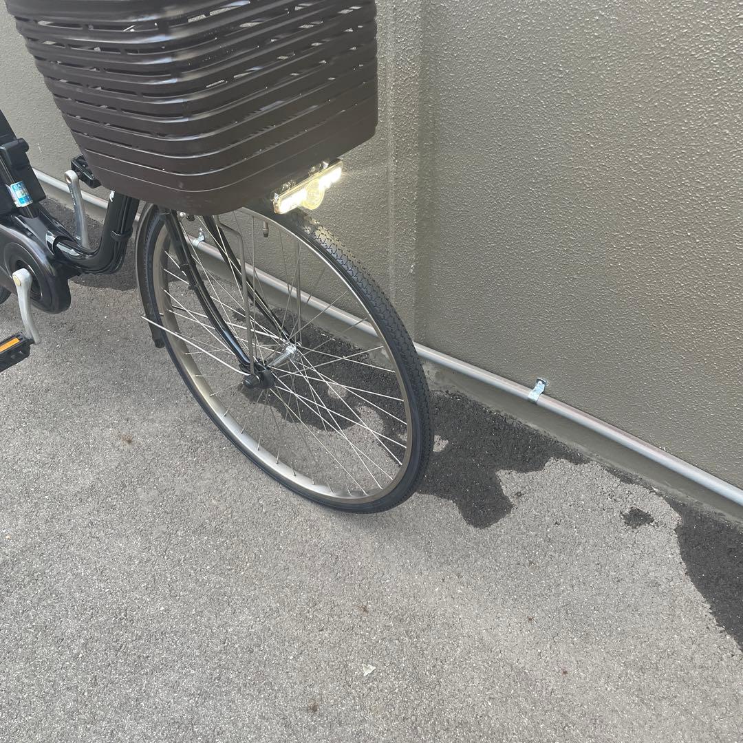 パナソニック電動アシスト自転車26インチブラックやや傷や汚れあり