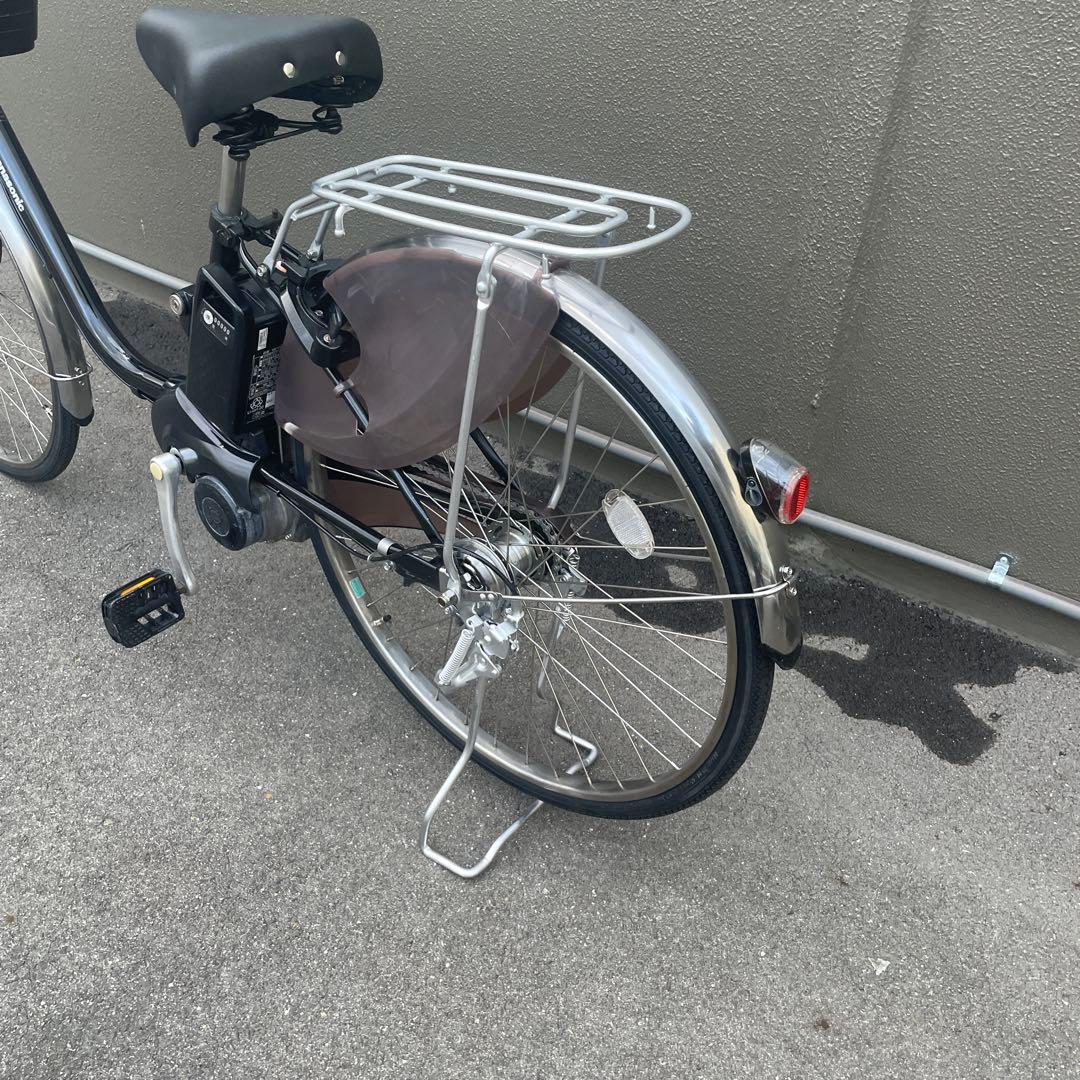 パナソニック電動アシスト自転車26インチブラックやや傷や汚れあり