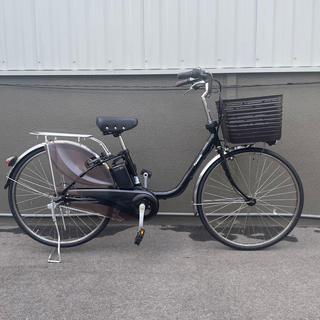 パナソニック電動アシスト自転車26インチブラックやや傷や汚れあり