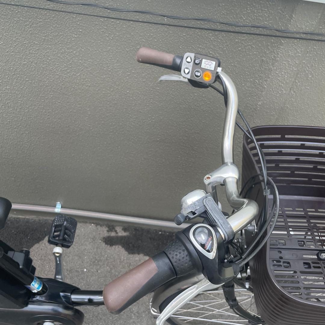 パナソニック電動アシスト自転車26インチブラックやや傷や汚れあり