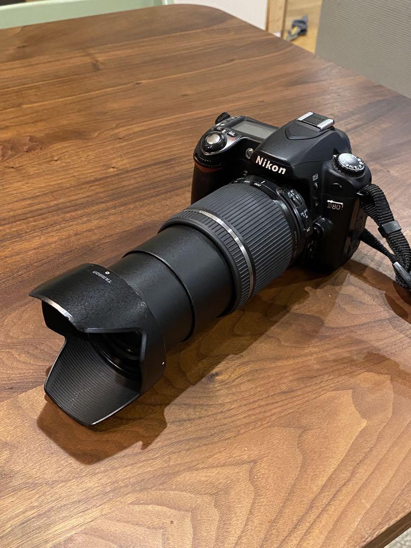 Nikon D80 デジタル一眼 タムロン18-200 vcレンズ(AF不良