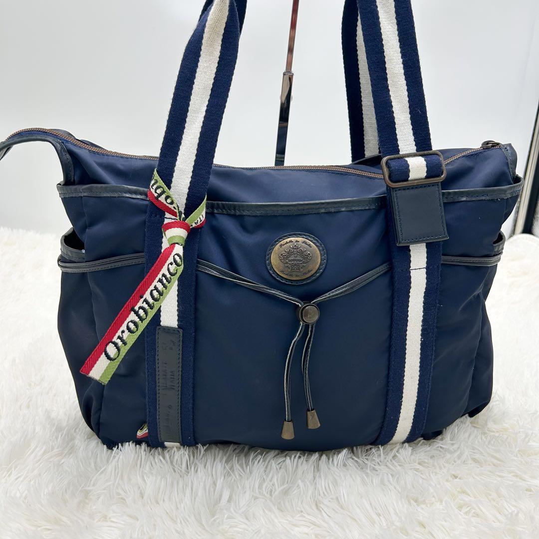 【美品】Orobianco オロビアンコ トートバッグ A4サイズ収納可