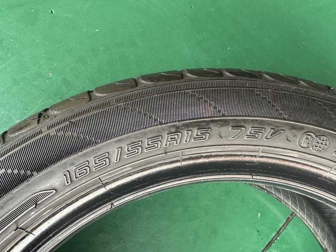 ダンロップ　165/55R15 ENASEV EC204 2本セット