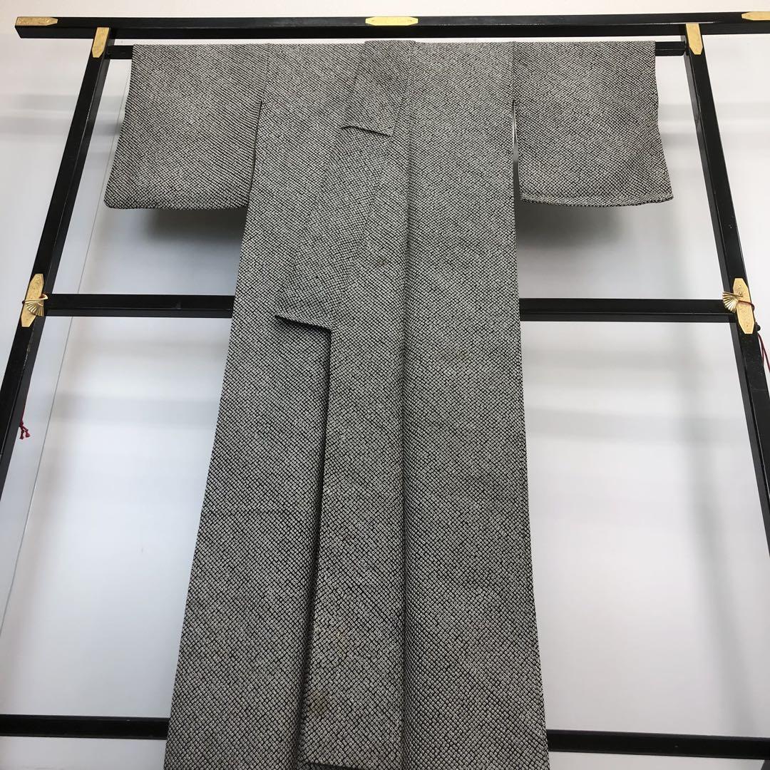 MK-1370 小紋 総絞り 疋田絞り 黒色