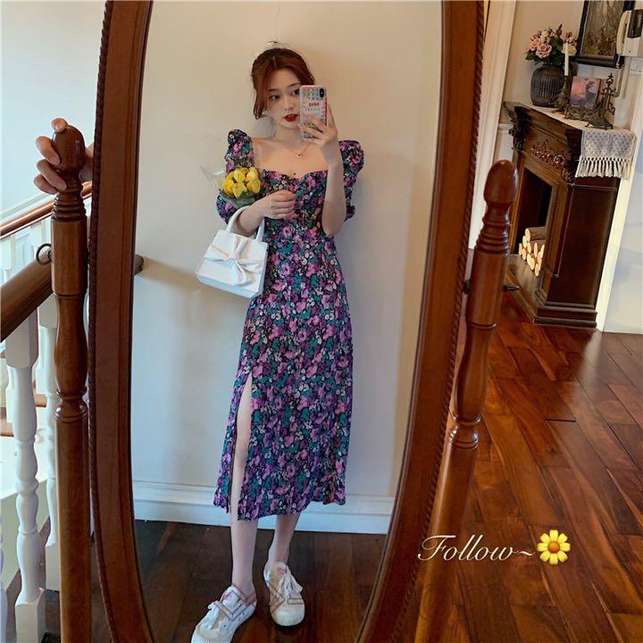 メルカリ ワンピース 花柄 紫 Vネック セクシー スリット バルーン エーライン ロングワンピース 1 700 中古や未使用のフリマ メルカリ ワンピース 花柄 紫 Vネック セクシー スリット バルーン エーライン ロングワンピース 1 700 中古や未使用のフリマ