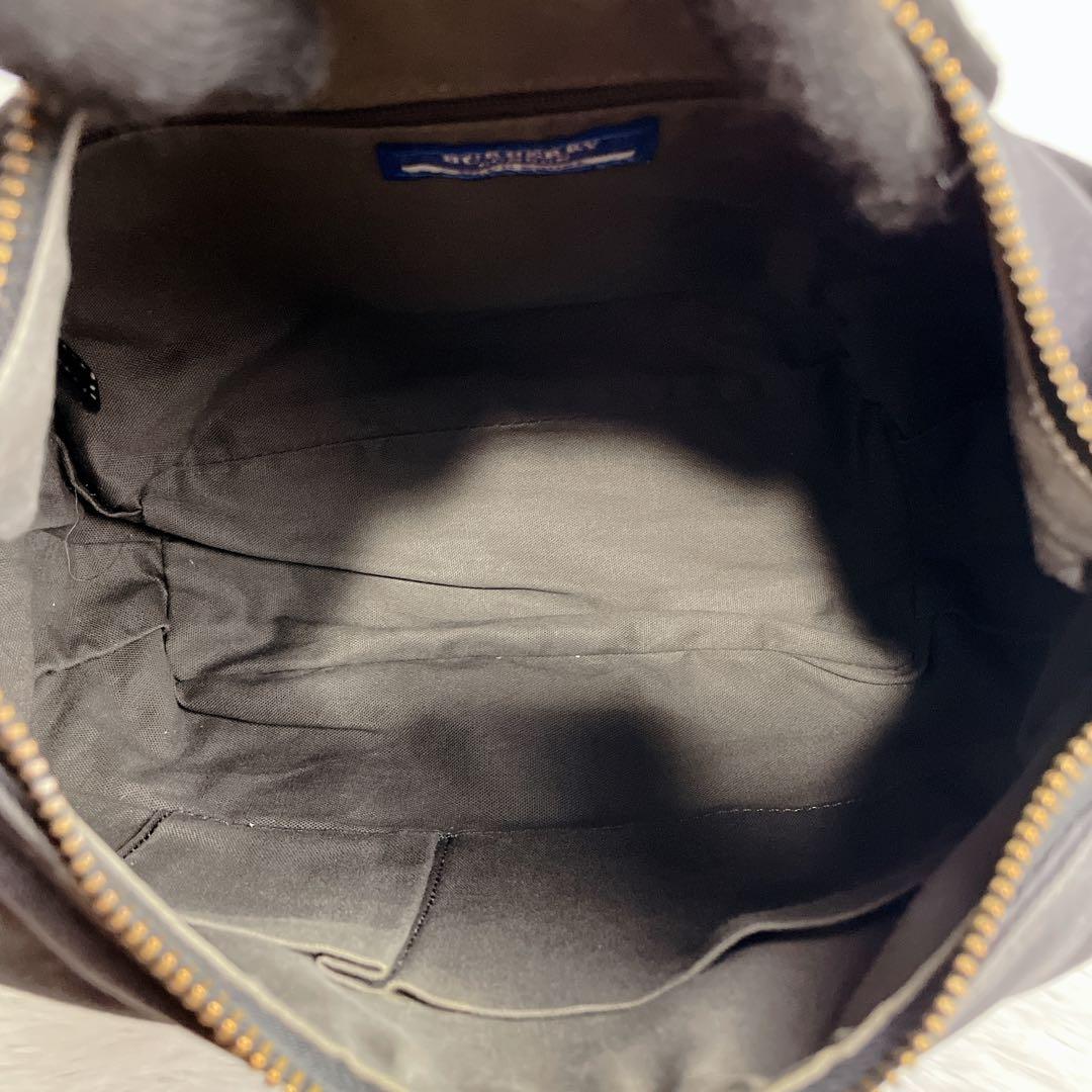 希少✨バーバリーブルーレーベル ショルダーバッグ ホースロゴ 2way ブラック