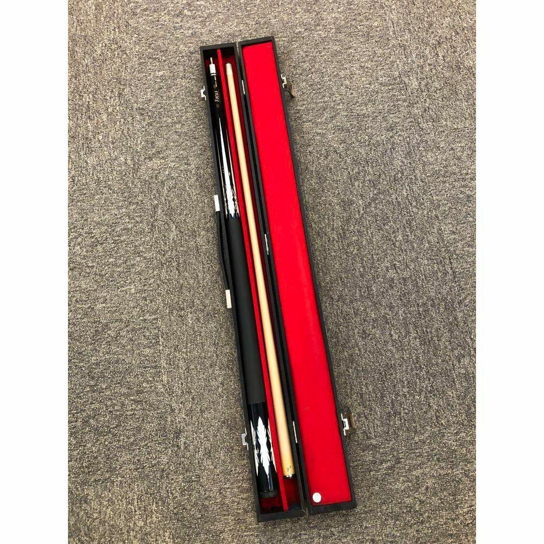 【美中古】Focus 装飾ビリヤード キュー ケース付属