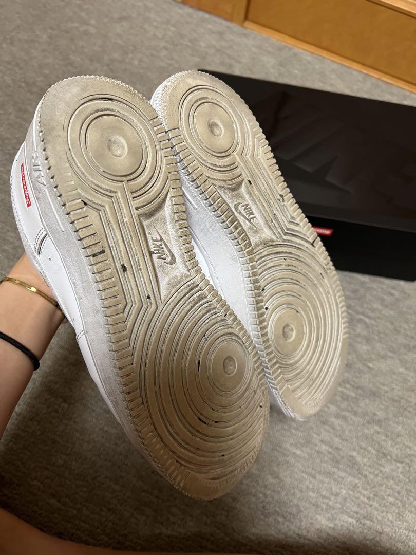 Nike Air Force 1 Supreme ホワイト 24.5
