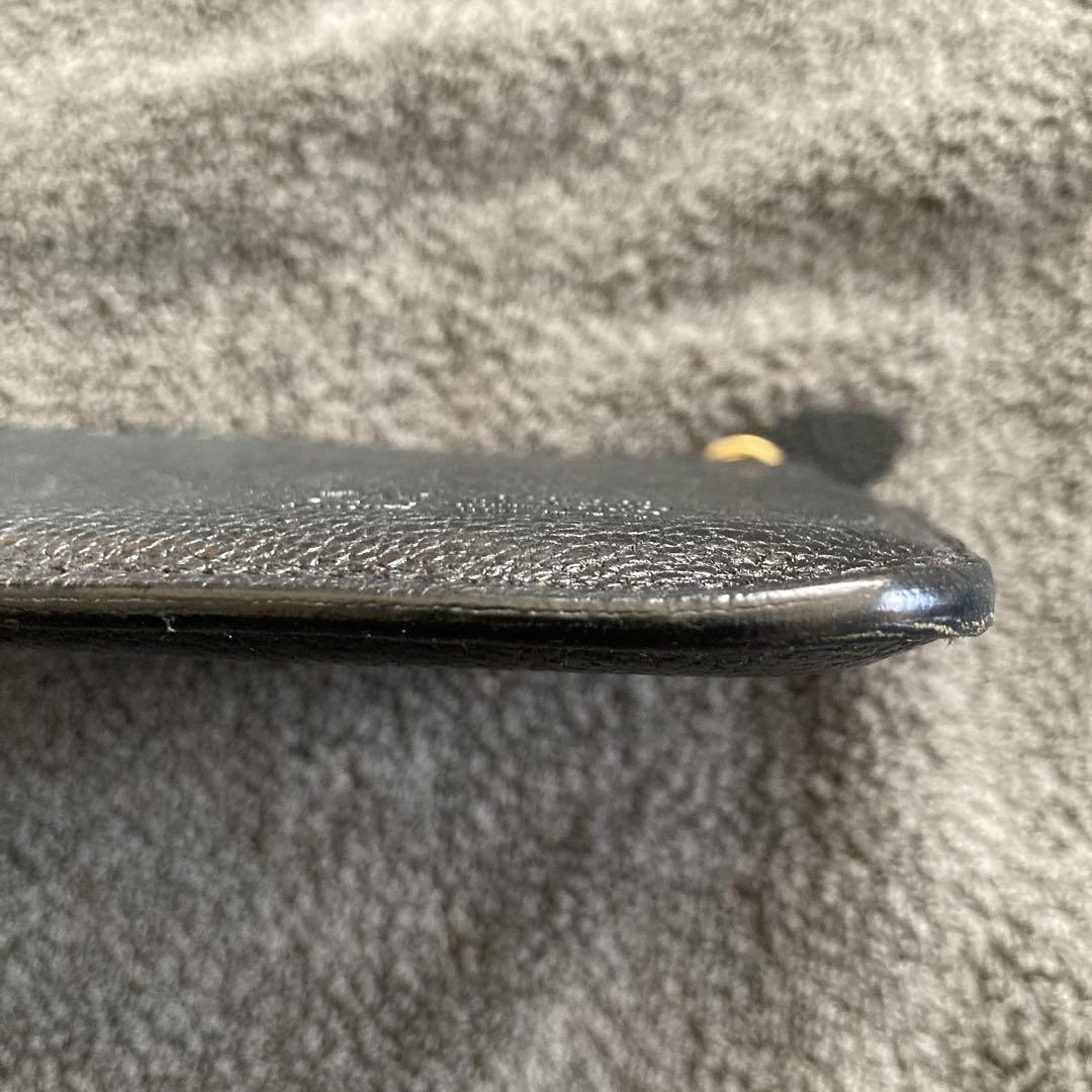 イルビゾンテ フラットレザーロングウォレット長財布　黒