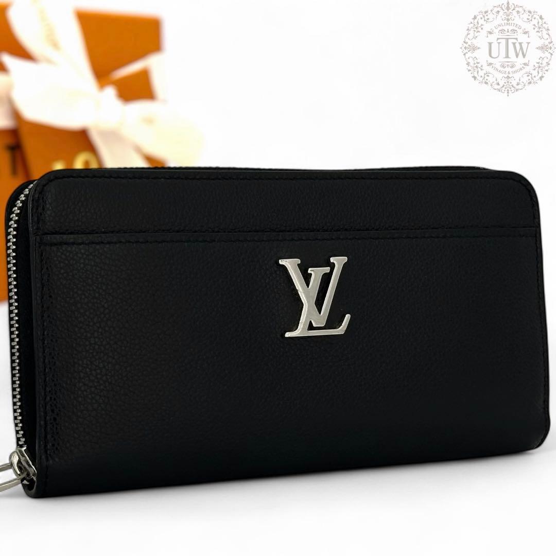 級 ルイヴィトン ジッピーウォレット ロックミー ブラック 黒 LVLOUIS VUITTON