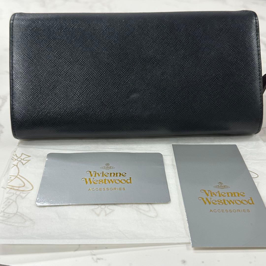 新品同様‼️ ヴィヴィアンウエストウッド 財布 二つ折り 長財布 オーブ 新品同様‼️ ヴィヴィアンウエストウッド 財布 二つ折り 長財布 オーブ
