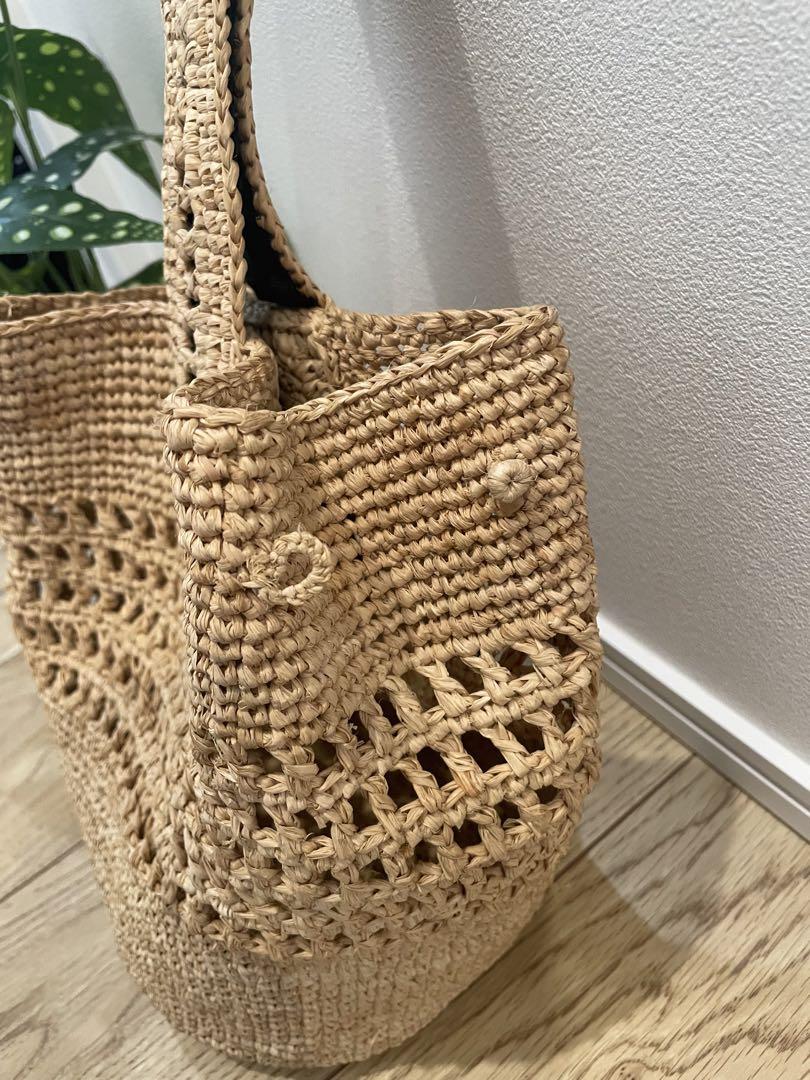 メゾン エヌ アッシュ パリ MAISON N.H PARIS ラフィアワイド