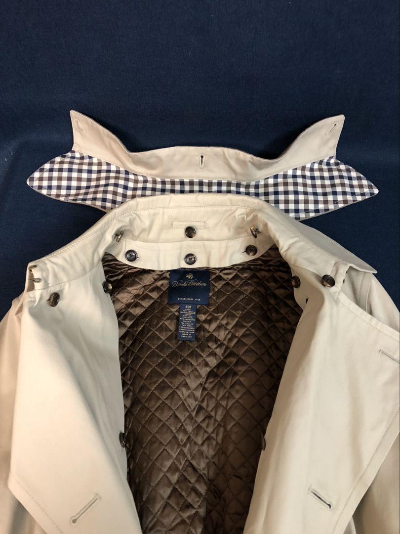 Brooks Brothers ブルックスブラザーズ ベージュ トレンチコート