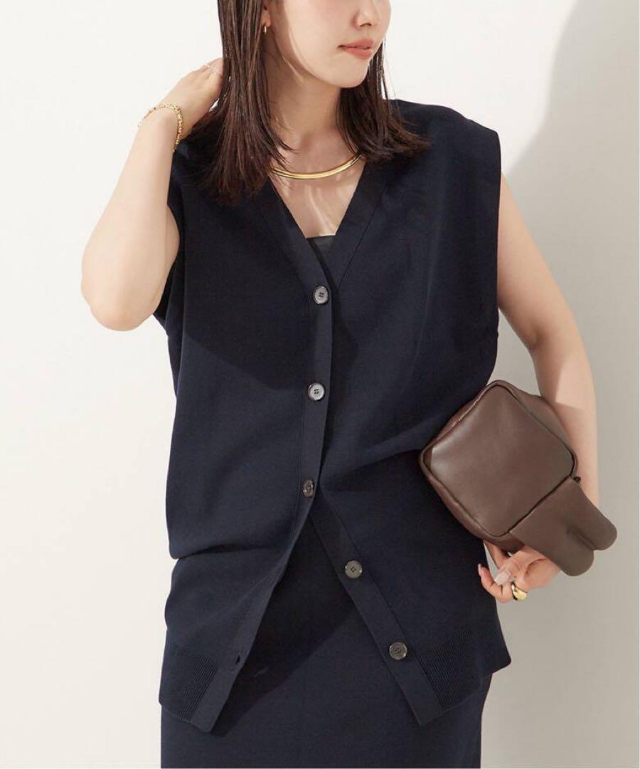 売れ筋新商品 Plage CRAFT curvy カーディガンΩ トップス