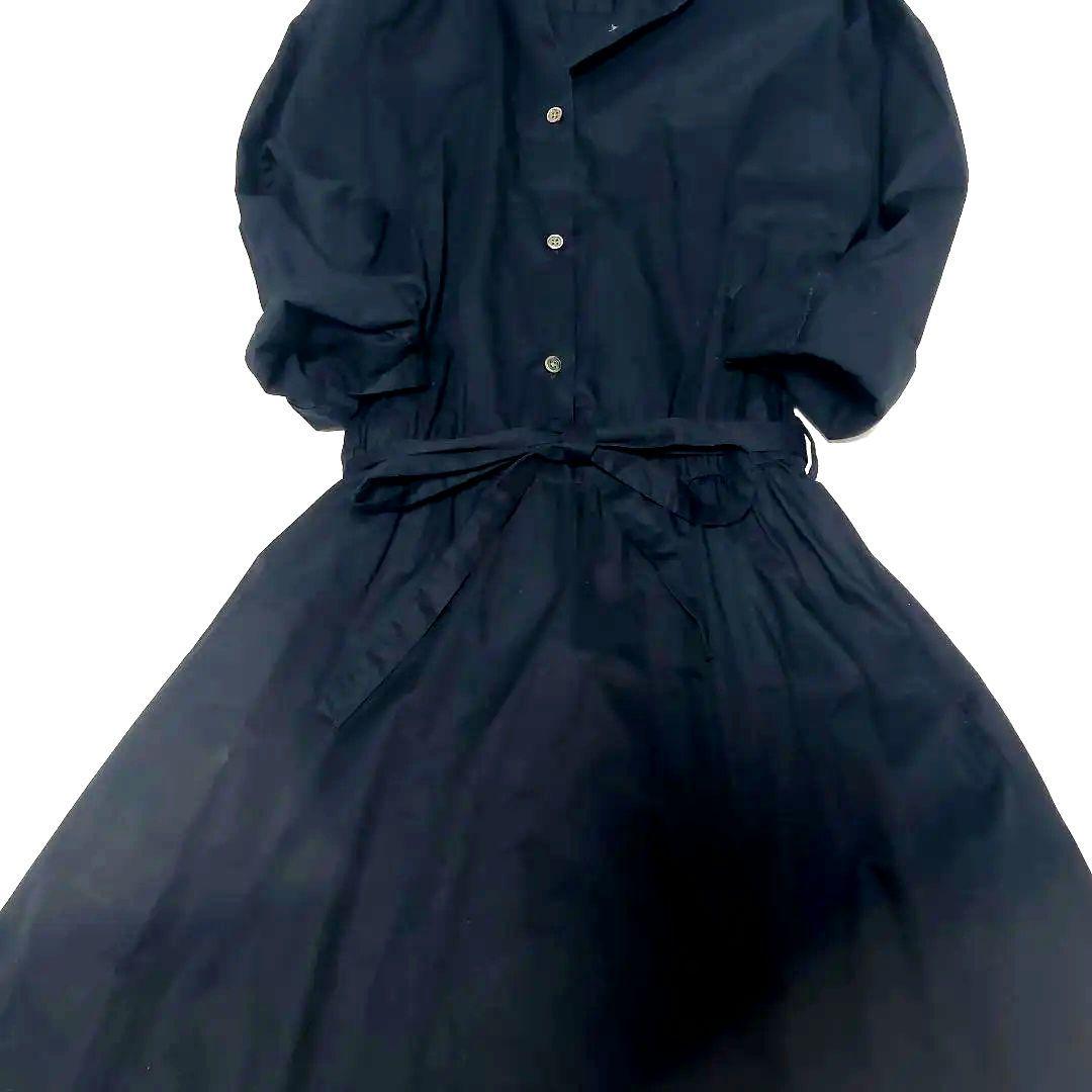 アーバンリサーチドアーズ　シャツワンピース　ロング　Aライン ウエストゴム