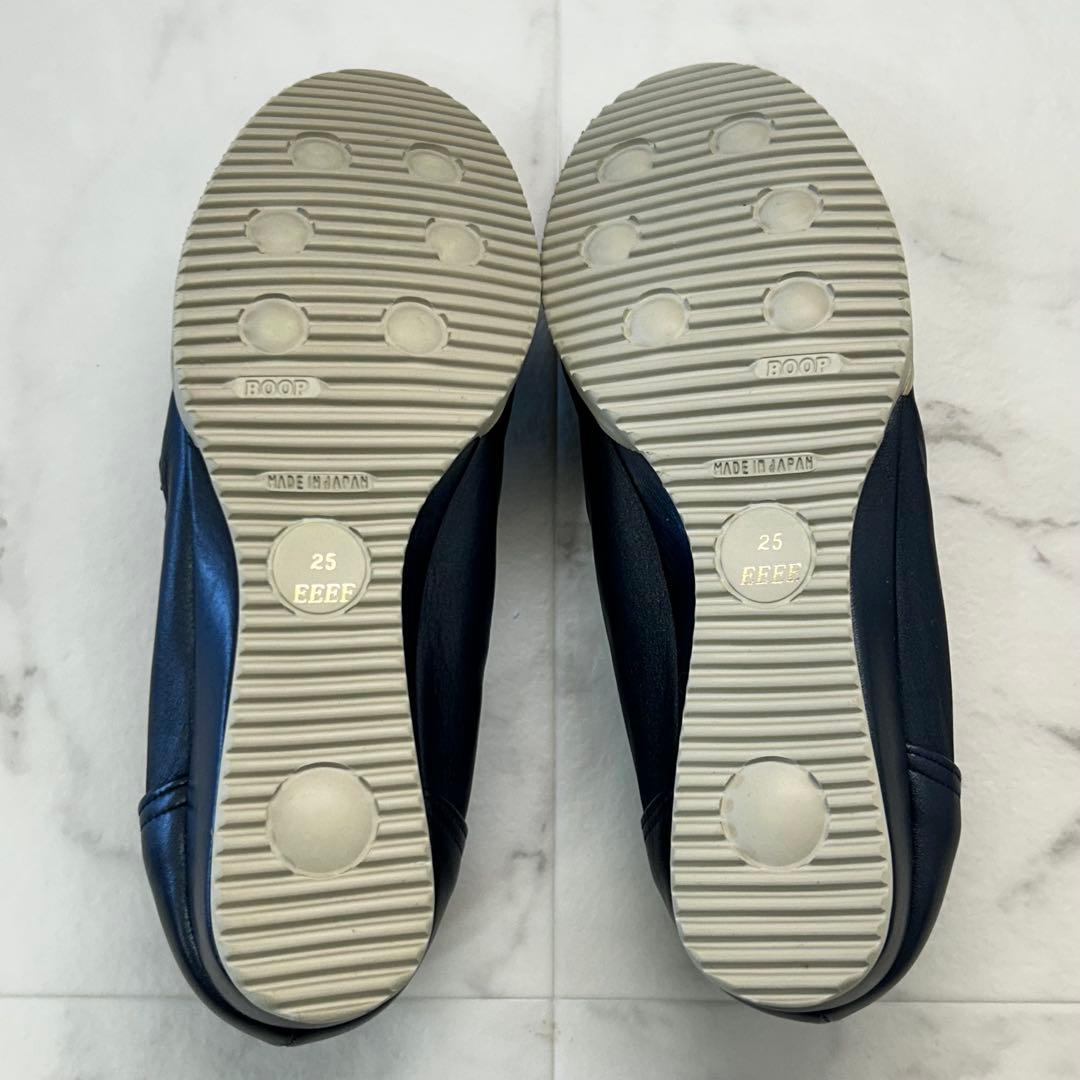 【Nadine Butin】未使用　魔法の4Eシューズ　牛革やわらかソール軽量