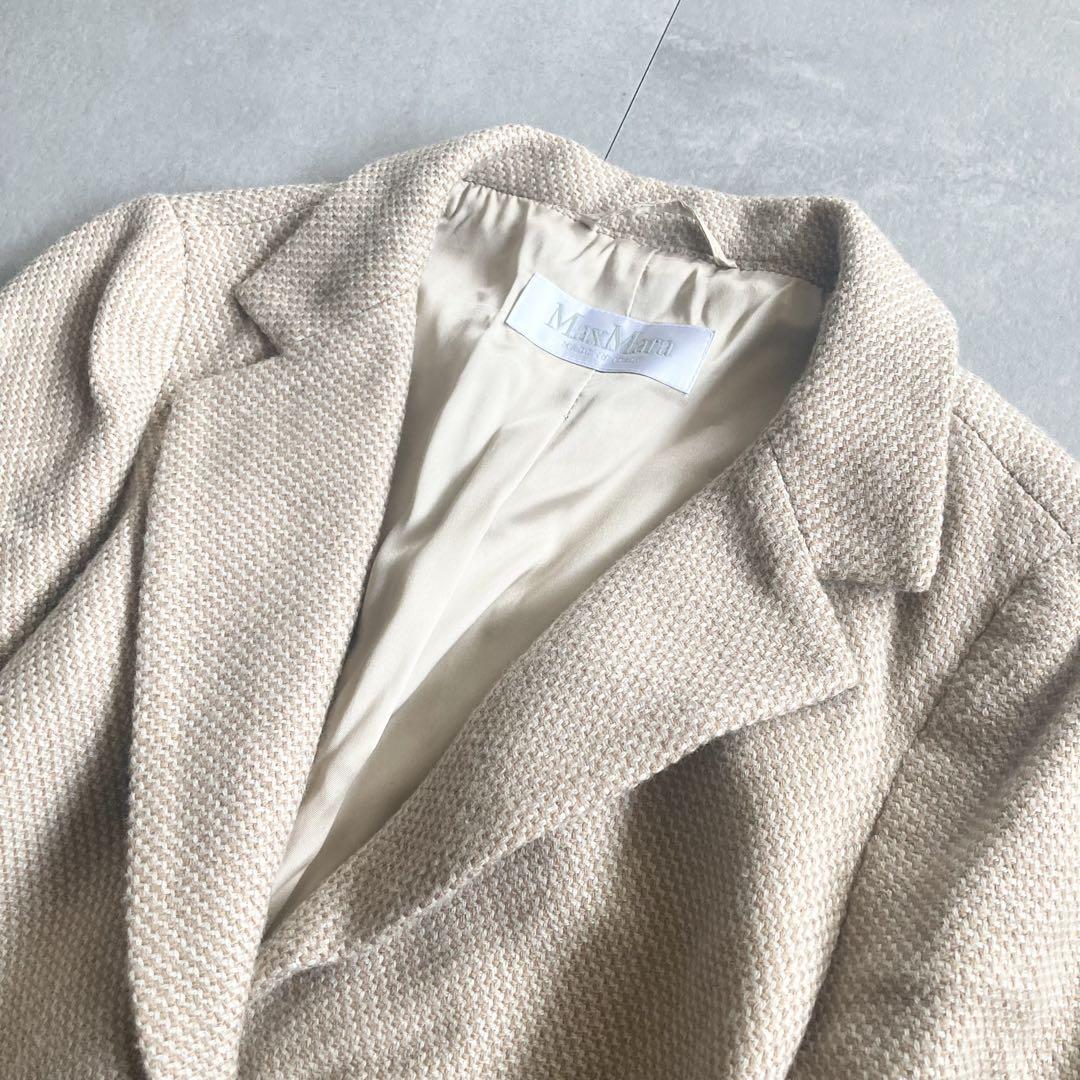 2点おまとめ✨】MaxMara カシミヤ混 テーラードジャケット サイズ44