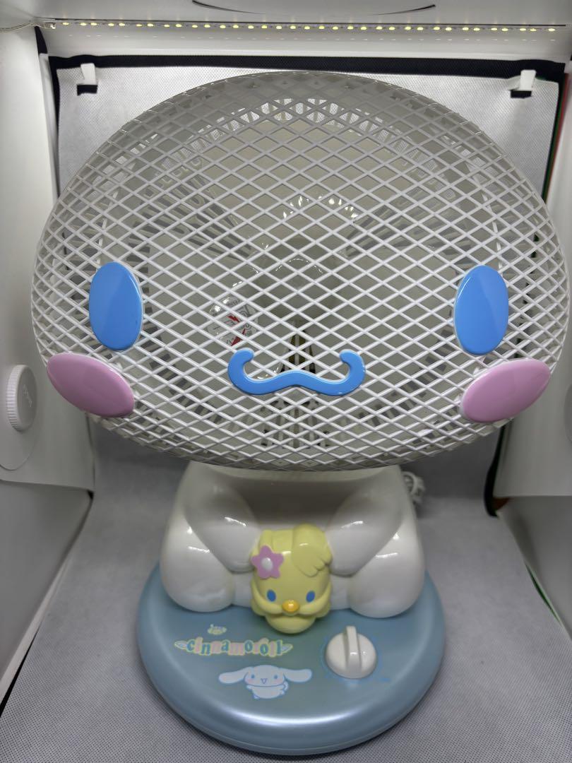 サンリオ　シナモロール　リビング　扇風機　正常可動品　耳あります‼︎ サンリオ シナモロール リビング 扇風機 正常可動品 耳あります‼︎