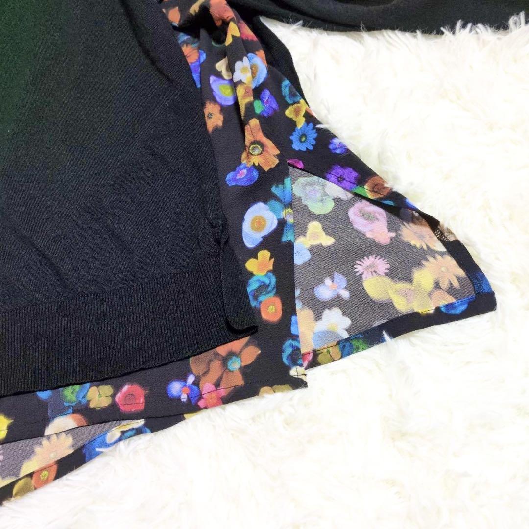 PaulSmith カットソー 長袖 薄手 花柄 大きいサイズ XXL