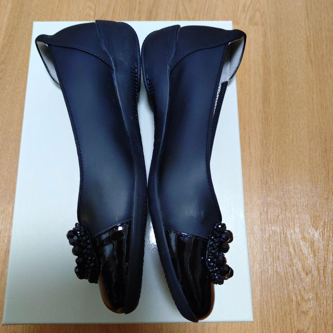 コンポジション レイン バレエシューズ ウェッジソール （コン