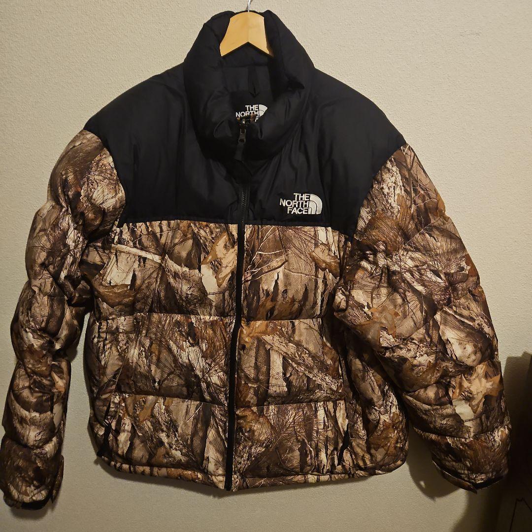 THE NORTH FACE 落葉迷彩柄ダウンジャケット アメリカサイズXL