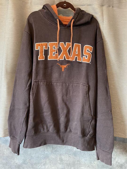 テキサス カレッジ トレーナー スウェット 古着 パーカー 【保証書付 お買い物ガイド バックプリント ペイントデザイン パーカー 【希少2XLサイズ】ASSC パーカー