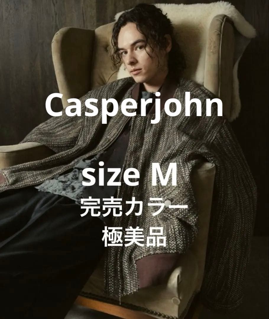 極美品 Casperjohn Boucle MA-1/ブークル MA-1 M