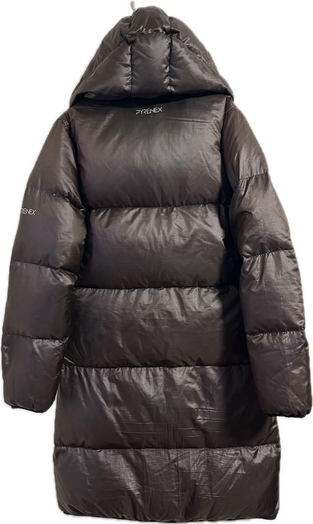 美品 ピレネックス PYRENEX リバーシブル ロング ダウン コート 38 画像15