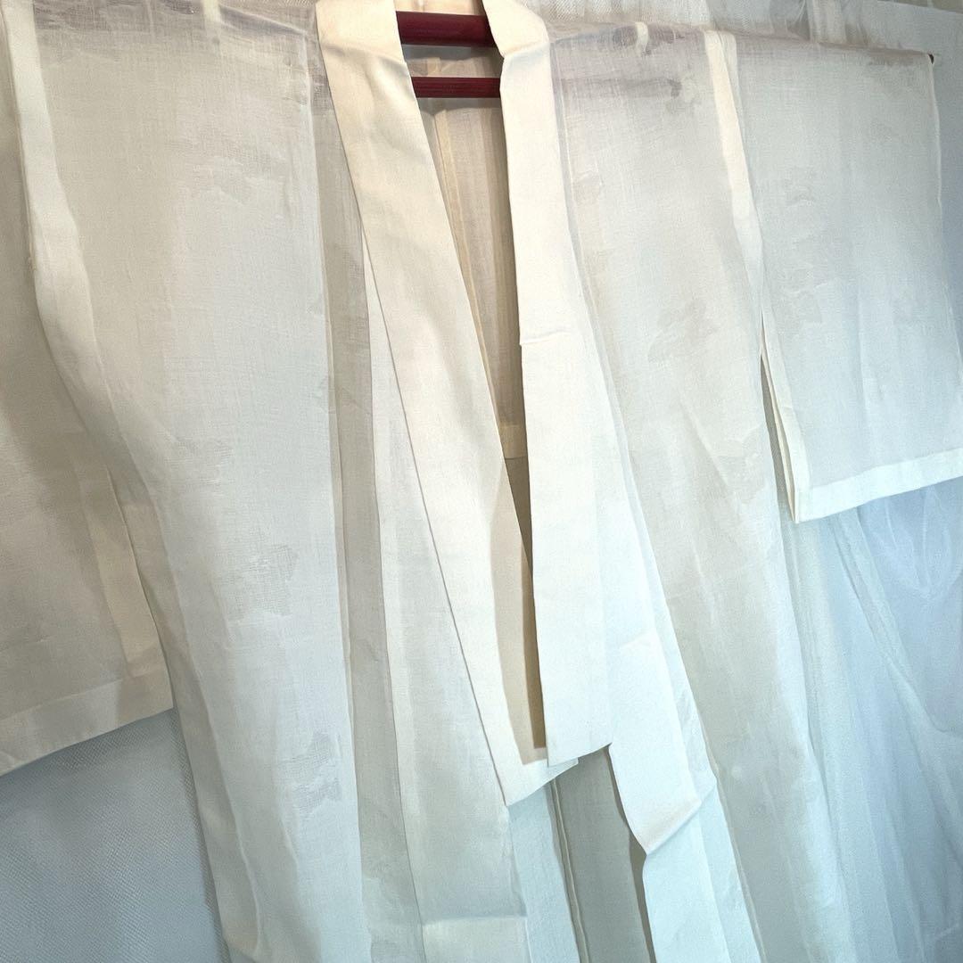 麻長襦袢 身丈126cm 白