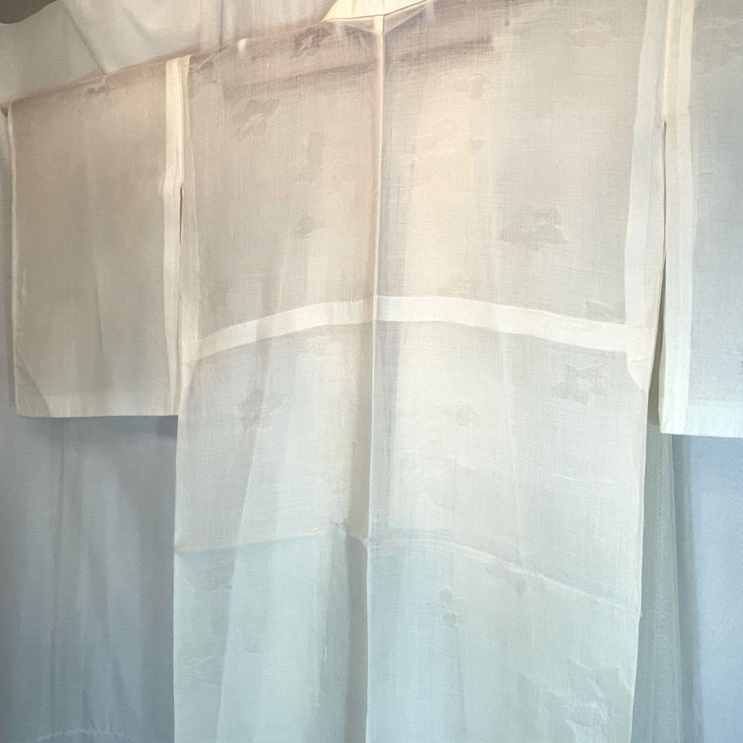 麻長襦袢 身丈126cm 白