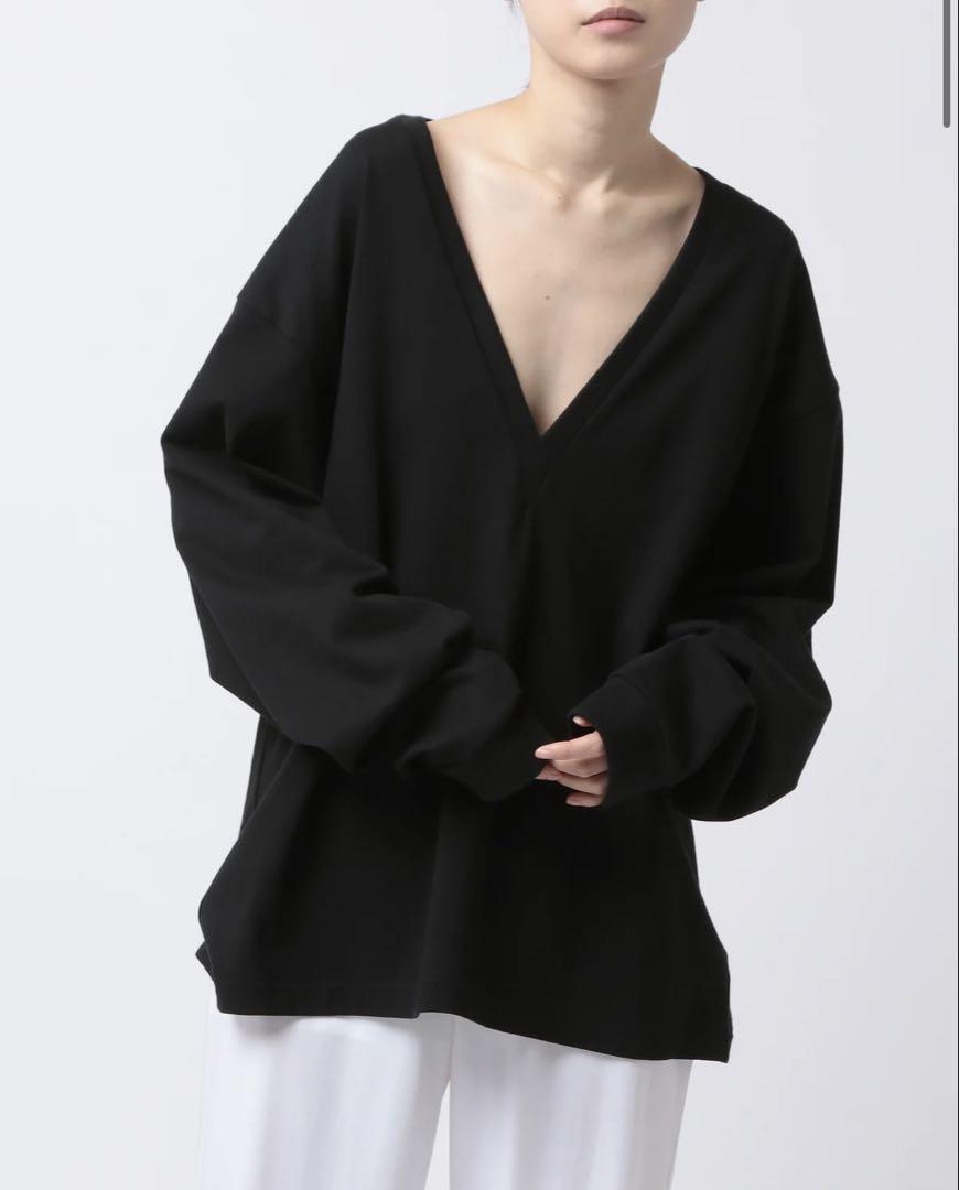 onit DEEP V NECK LONG SLEEVE T-SHIRT