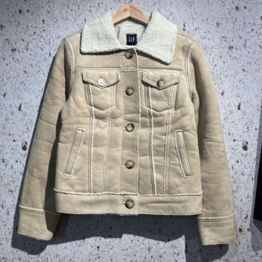 OLD GAP フェイクレザームートンジャケット vintage