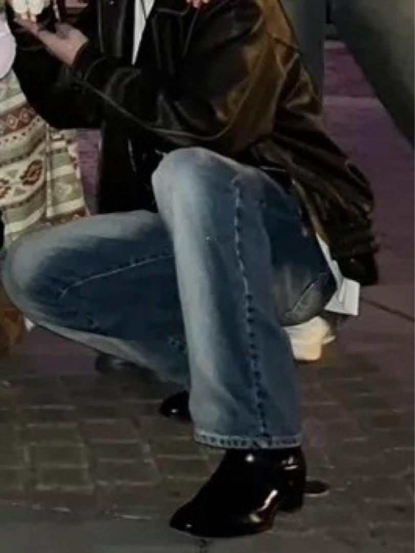 N！SAINT LAURENT ワイアットハーネスブーツ
