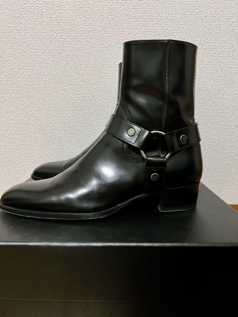 N！SAINT LAURENT ワイアットハーネスブーツ