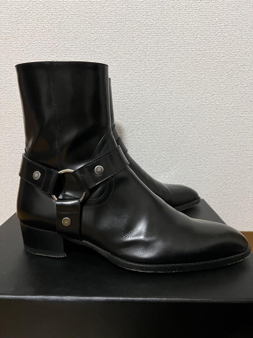 N！SAINT LAURENT ワイアットハーネスブーツ